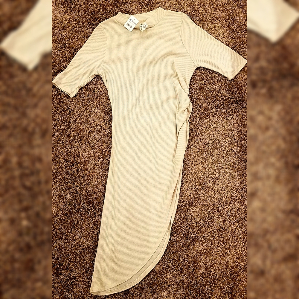 New women's casual asymmetrical shirt size XL
